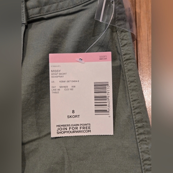 ❤️ NWT Laura Scott Green Skirt - Picture 5 of 7